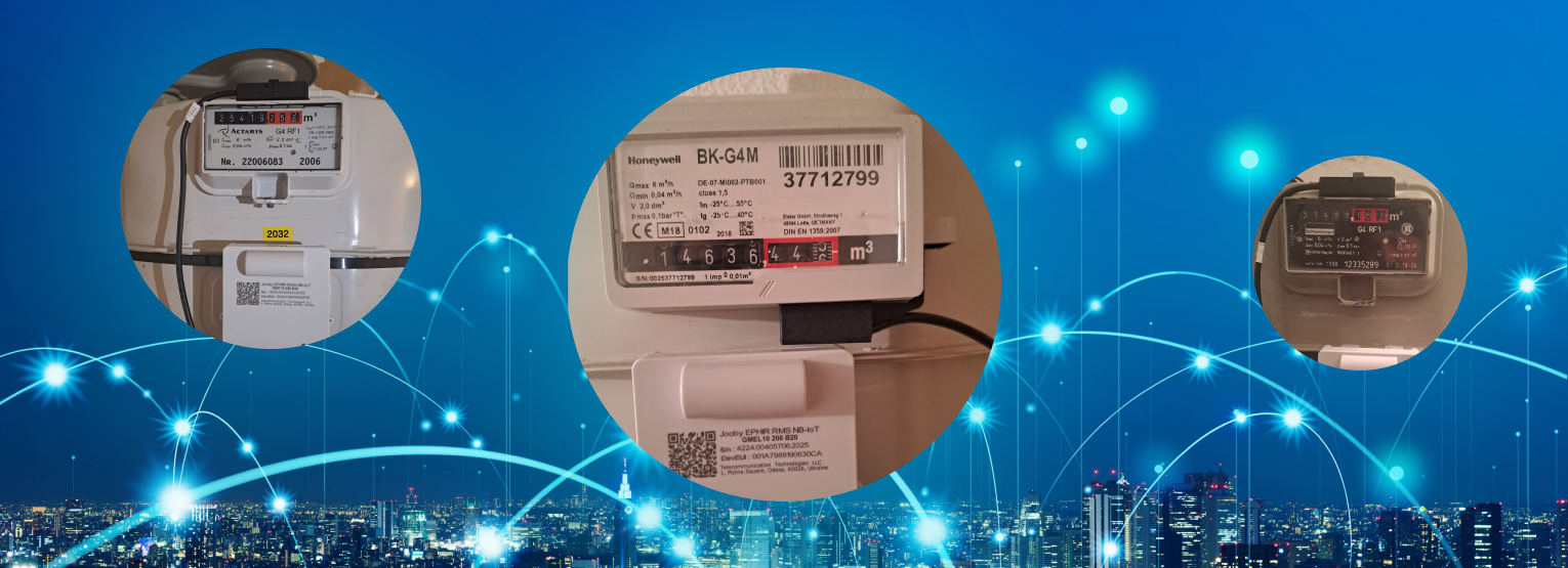 Цифровизация учета газа и удаленный доступ к данным: NB-IoT retrofit для Domplan