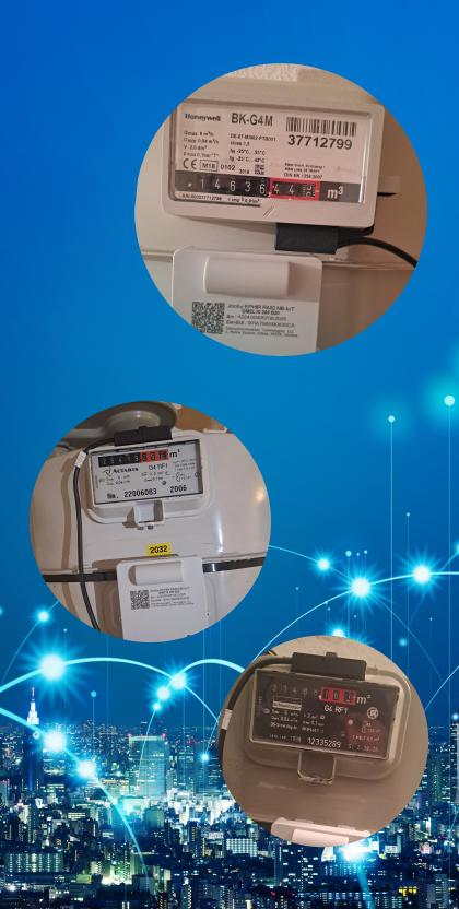 Digitalization of gas metering and remote data access: NB-IoT retrofit for Domplan